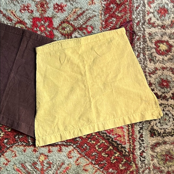 Linen skirt - yellow - Picture 2 of 8